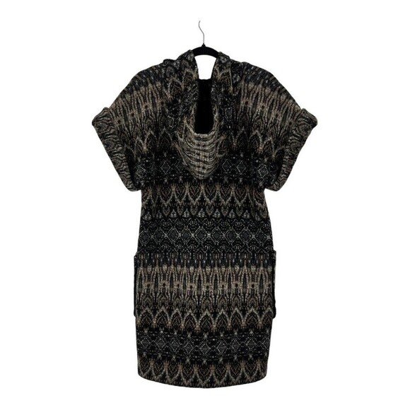 Plenty by Tracy Reese Medium Short Sleeve Hooded Cardigan Sweater - Picture 3 of 5